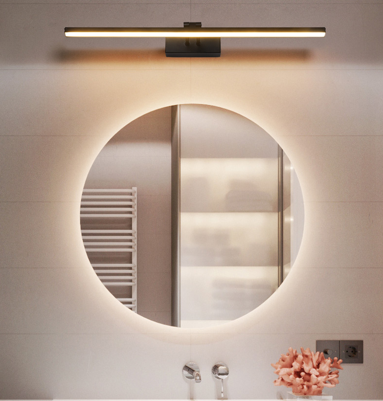 Lineare Vanity-Light Moderner Minimalistischer Stil Metall Einzelnes Vanity-Light