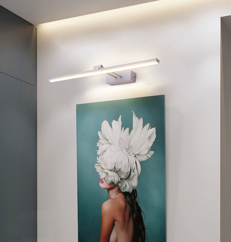 Lineare Vanity-Light Moderner Minimalistischer Stil Metall Einzelnes Vanity-Light