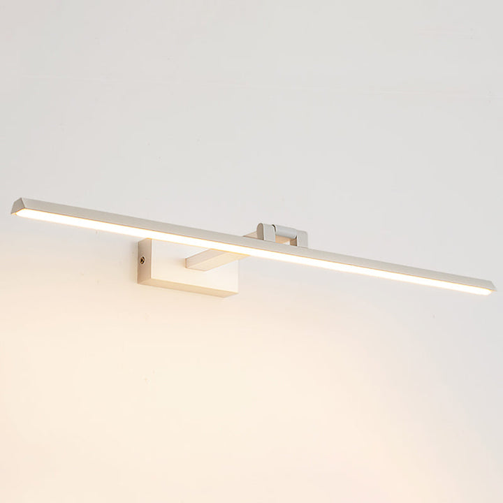 Lineare LED-Spiegelbeleuchtung Moderne Minimalistische Stil Metall Einzelne Spiegellicht