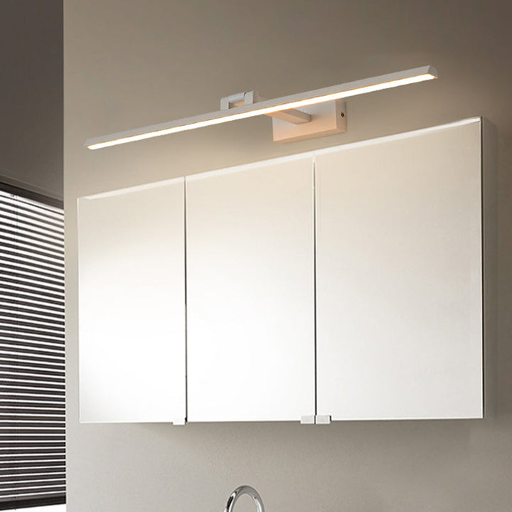 Lineare LED-Spiegelbeleuchtung Moderne Minimalistische Stil Metall Einzelne Spiegellicht