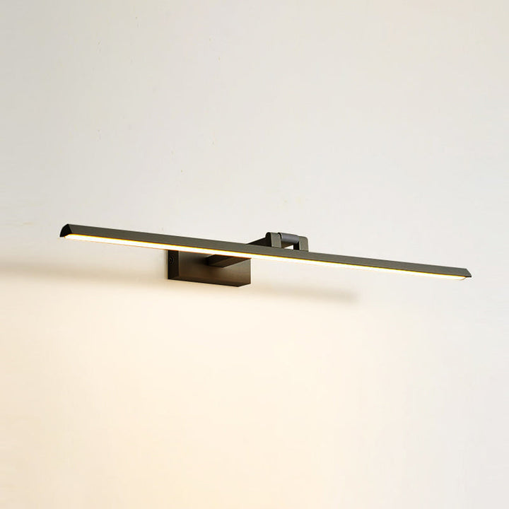 Lineare LED-Spiegelbeleuchtung Moderne Minimalistische Stil Metall Einzelne Spiegellicht