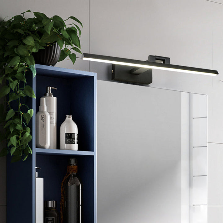 Lineare LED-Spiegelbeleuchtung Moderne Minimalistische Stil Metall Einzelne Spiegellicht