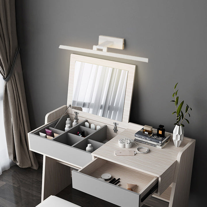 Lineare LED-Spiegelbeleuchtung Moderne Minimalistische Stil Metall Einzelne Spiegellicht