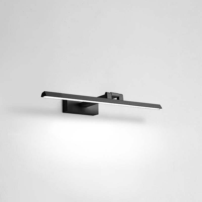 Lineare LED-Spiegelbeleuchtung Moderne Minimalistische Stil Metall Einzelne Spiegellicht