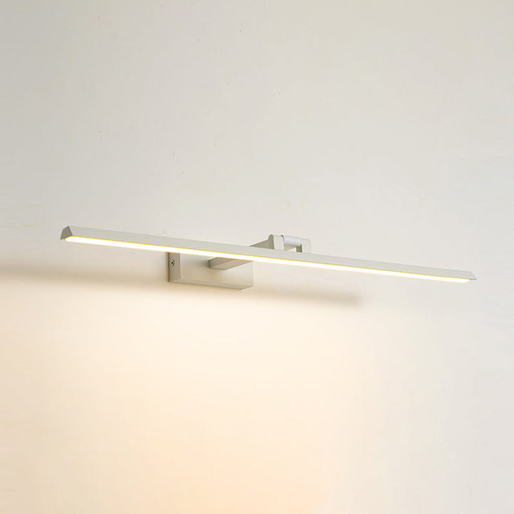 Lineare LED-Spiegelbeleuchtung Moderne Minimalistische Stil Metall Einzelne Spiegellicht