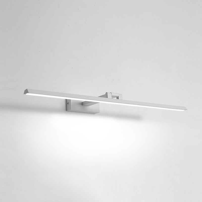 Lineare LED-Spiegelbeleuchtung Moderne Minimalistische Stil Metall Einzelne Spiegellicht