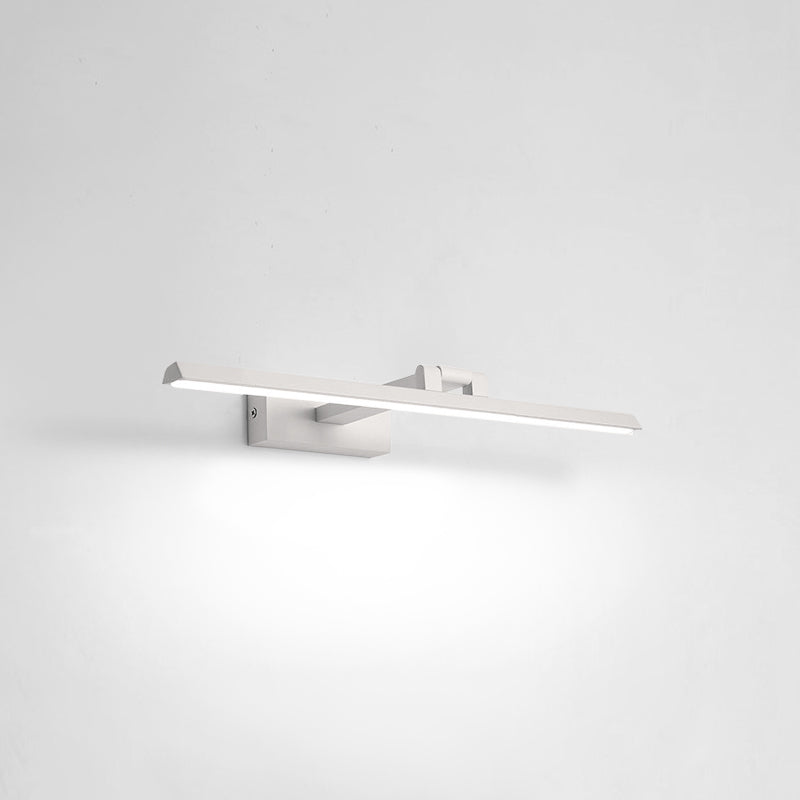 Lineare LED-Spiegelbeleuchtung Moderne Minimalistische Stil Metall Einzelne Spiegellicht