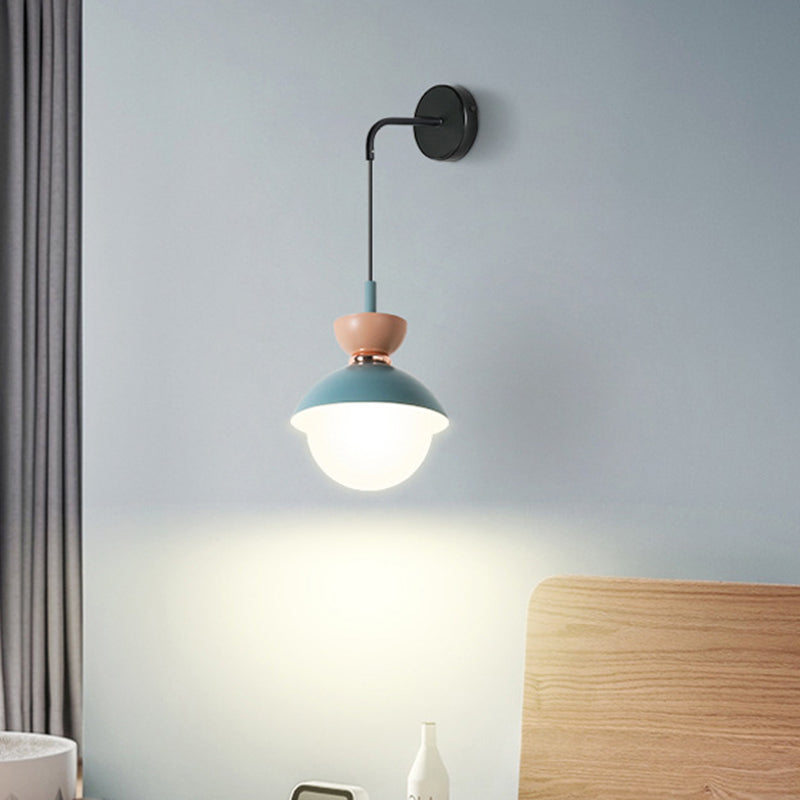 Macaroon Mini Wandleuchte Nordic Bunte Innendekoration Wandbeleuchtung für Schlafzimmer Flur