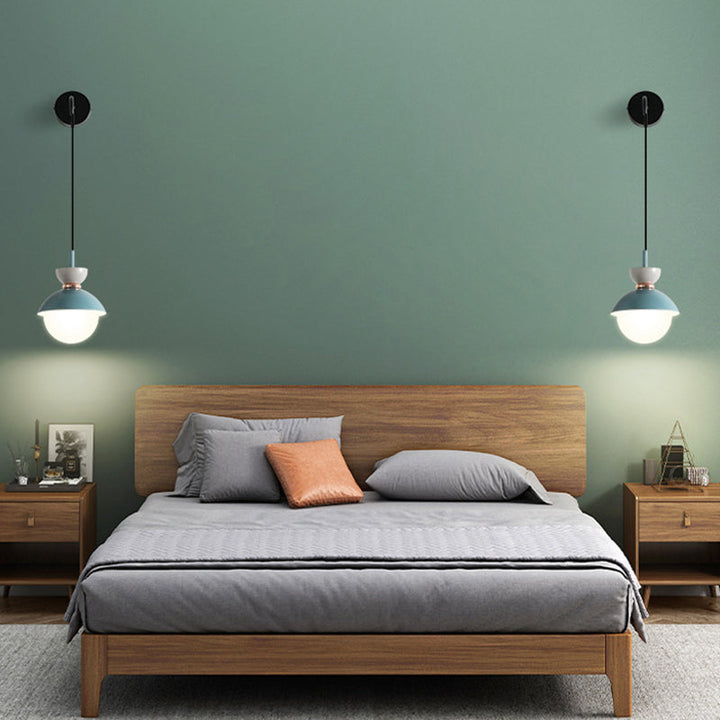 Macaroon Mini Wandleuchte Nordic Bunte Innendekoration Wandbeleuchtung für Schlafzimmer Flur