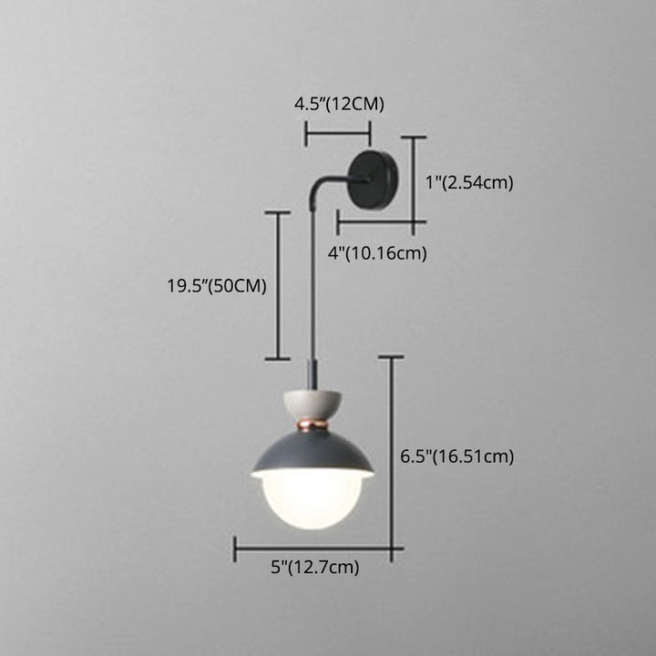 Macaroon Mini Wandleuchte Nordic Bunte Innendekoration Wandbeleuchtung für Schlafzimmer Flur