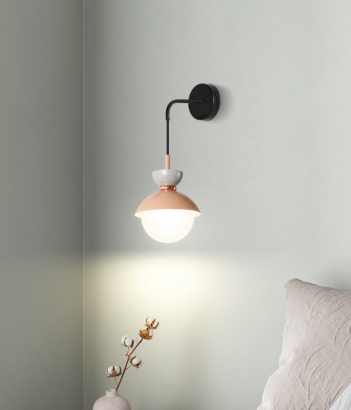 Macaroon Mini Wandleuchte Nordic Bunte Innendekoration Wandbeleuchtung für Schlafzimmer Flur
