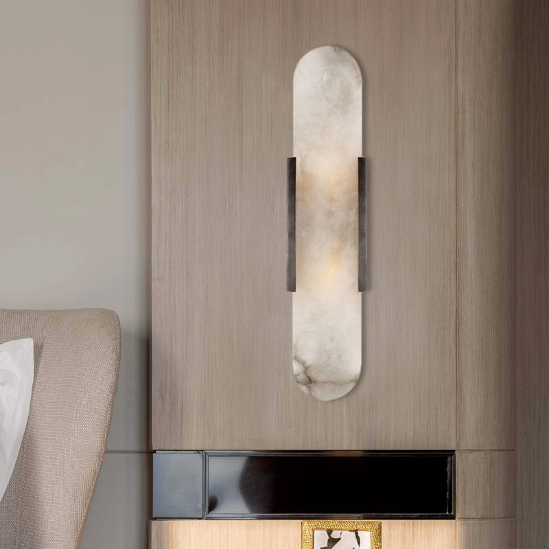 2 Glühbirnen Bar Deckenleuchte Kolonial Gold/Schwarz Marmor Wandlaterne Beleuchtung für Esszimmer