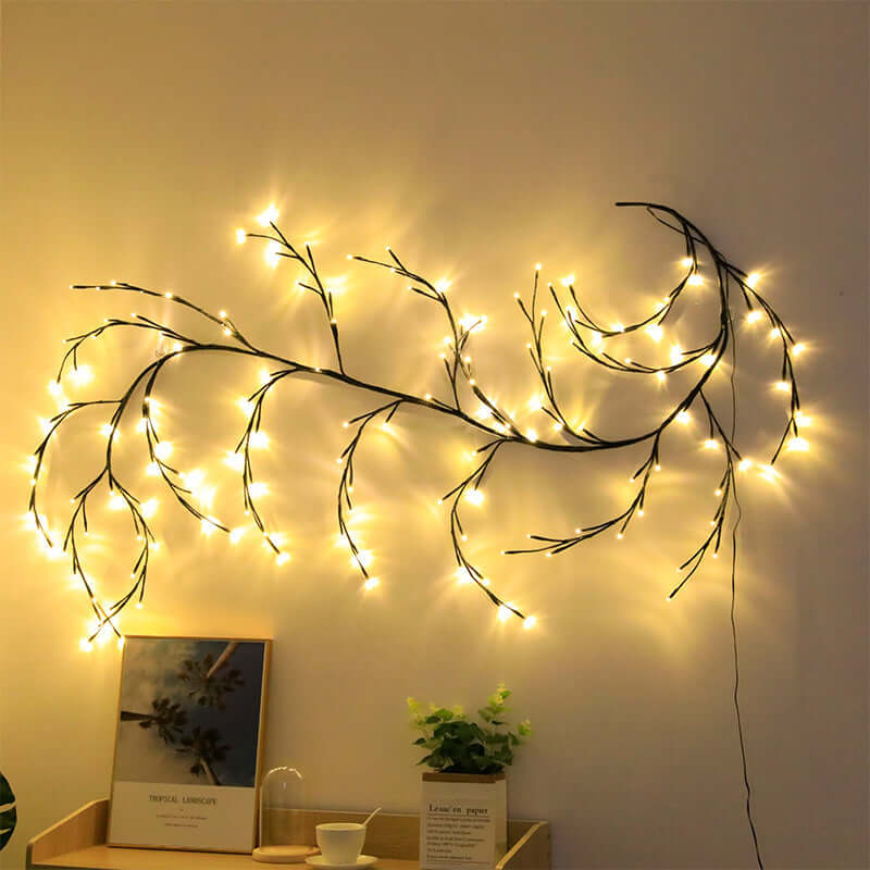 LED-Lichtstrang-Anordnung Bunte Licht-Rattan Raum Dekorationslicht