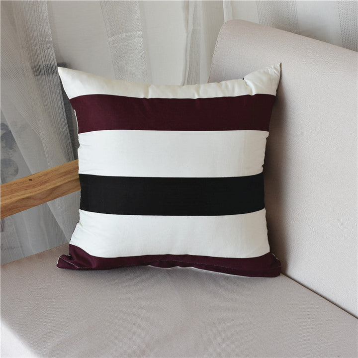 dekorativer Patchwork-Kissenbezug