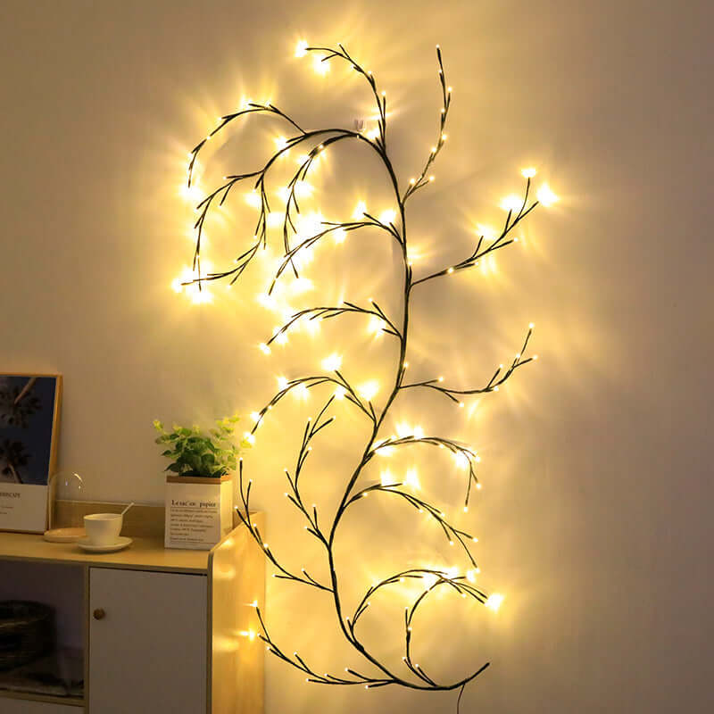 LED-Lichtstrang-Anordnung Bunte Licht-Rattan Raum Dekorationslicht