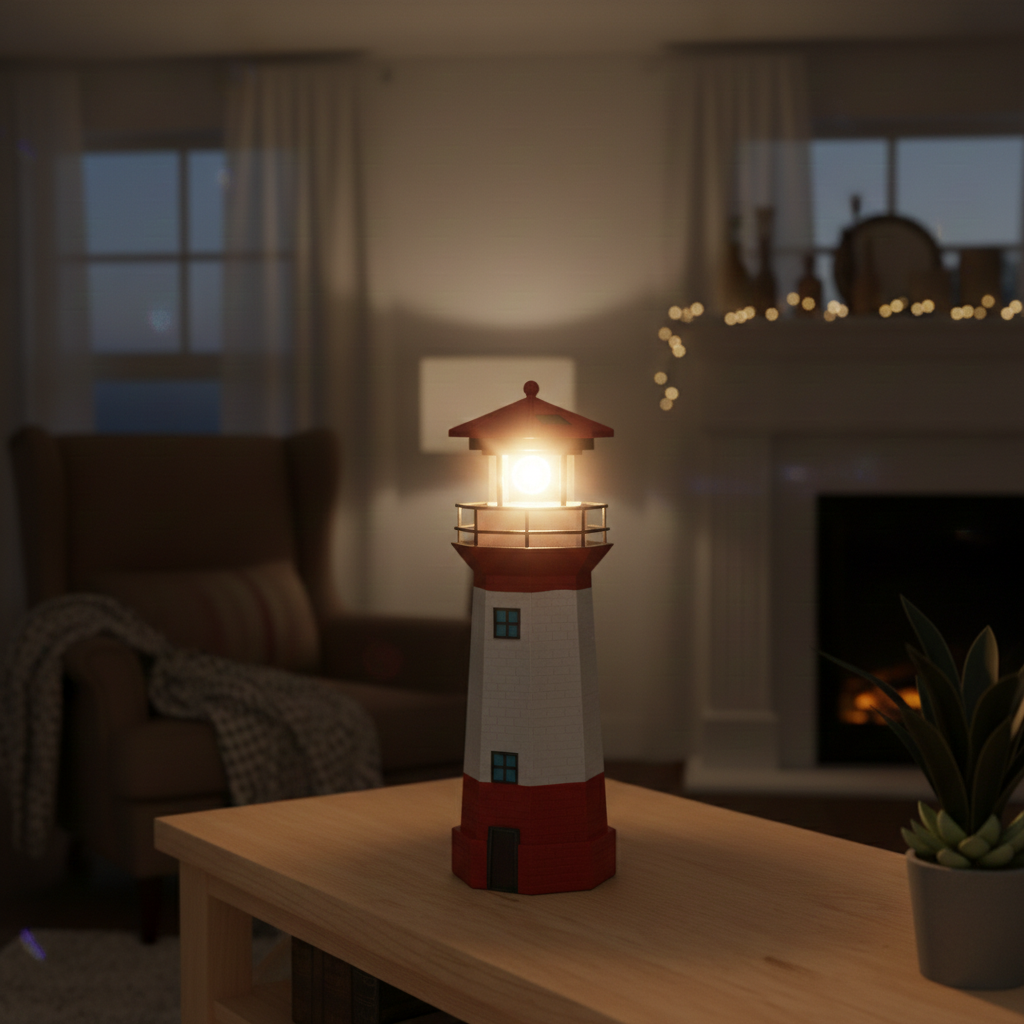 LED-Leuchtturm Solar Außenlandschaftslampe