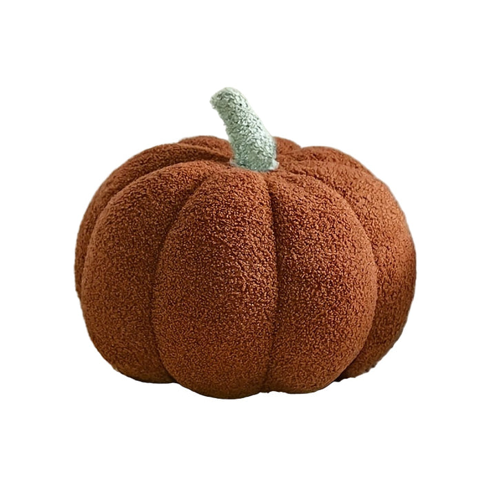 Dekoratives Kissen Warm Pumpkin Aus Weichem Plüsch