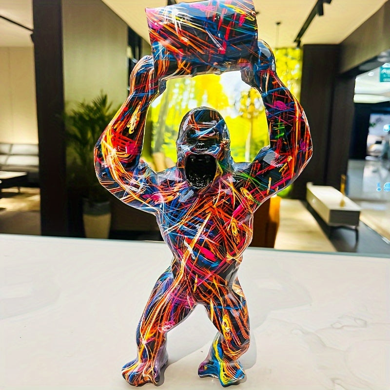 Luxus Graffiti Donkey Kong Fass Skulptur