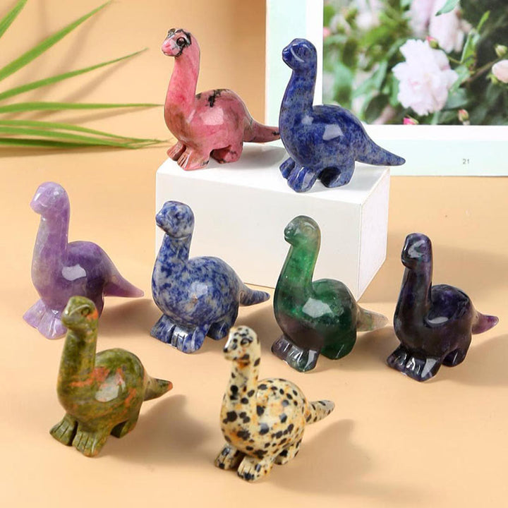 2,5 Zoll Kristall Dinosaurier Wohnkultur Edelstein Dekor