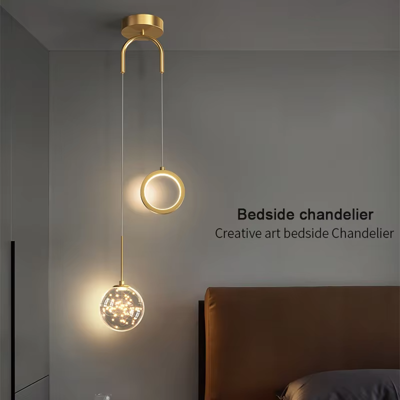 Moderne LED-Pendelleuchte – 2-Wege Innenhängelampe für Wohnzimmer, Schlafzimmer, Esstisch mit einstellbaren 3 Lichtfarben