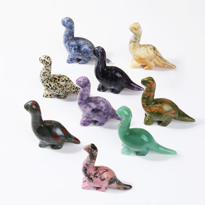 2,5 Zoll Kristall Dinosaurier Wohnkultur Edelstein Dekor