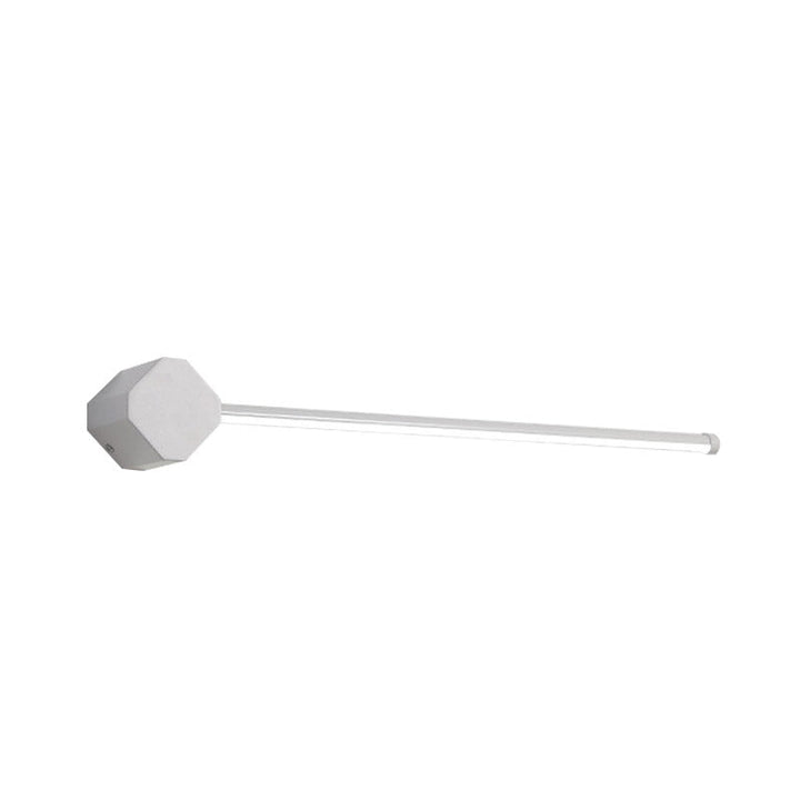 LED Badezimmer Wandlampe Einfache Schwarz/Weiß Finish Vanity Wandlicht mit schlanker linearer Acrylshade, 16"/23.5" lang