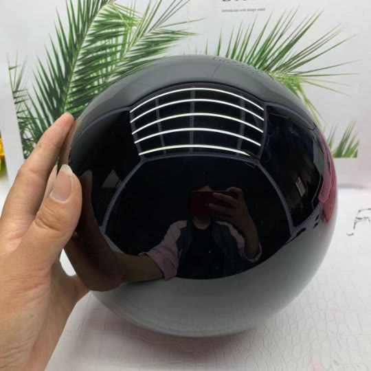 Obsidian Kristallball Dekoration