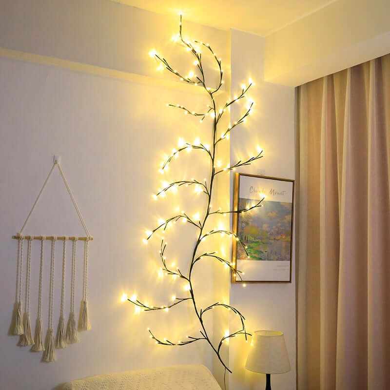 LED-Lichtstrang-Anordnung Bunte Licht-Rattan Raum Dekorationslicht