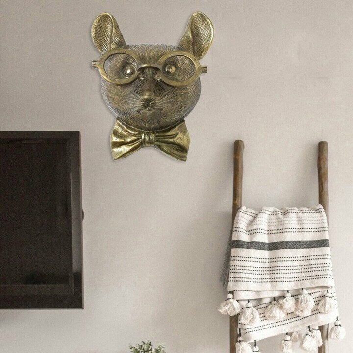 Einzigartige Tierkopf-Wanddekoration für Zuhause