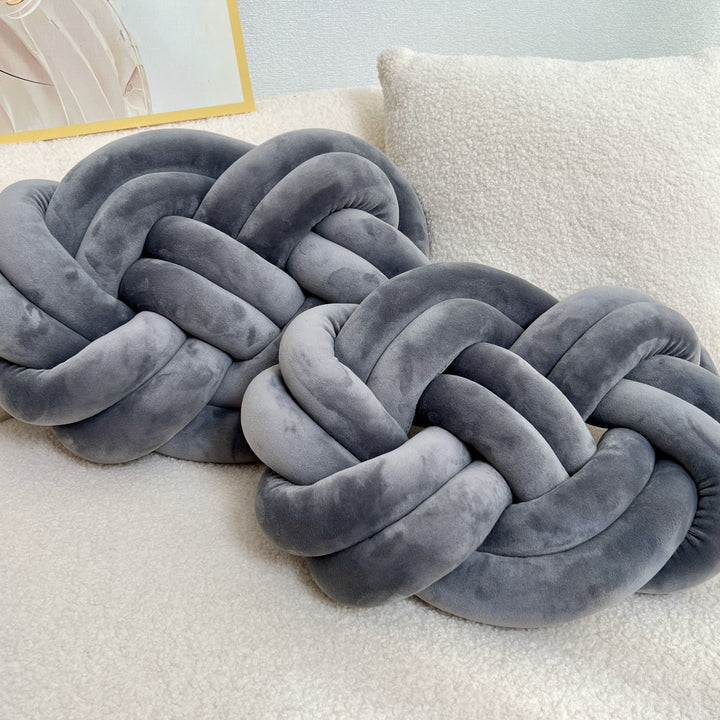 Kissen - Luxuriös weiche Kissen mit Knopfdesign