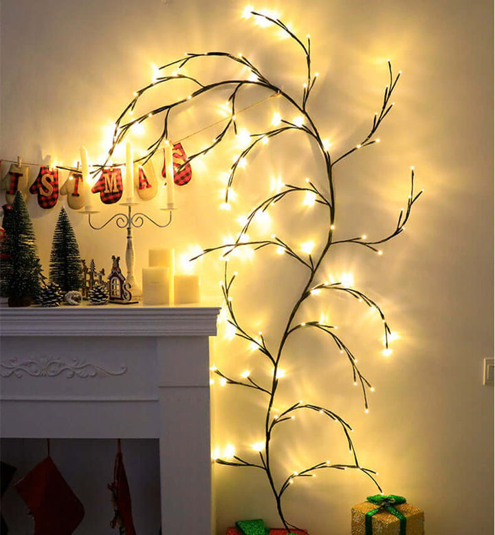 LED-Lichtstrang-Anordnung Bunte Licht-Rattan Raum Dekorationslicht