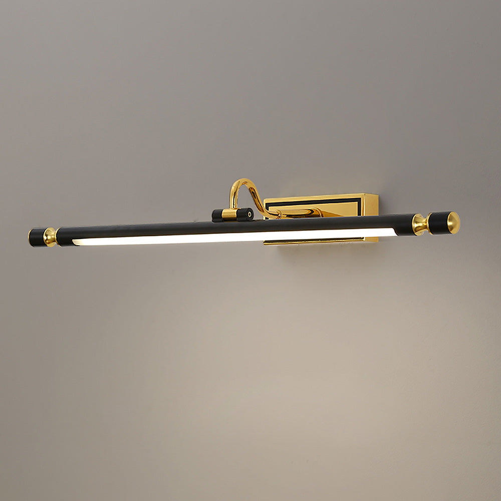 Luxus Schwarz-Gold Spiegel Lampe