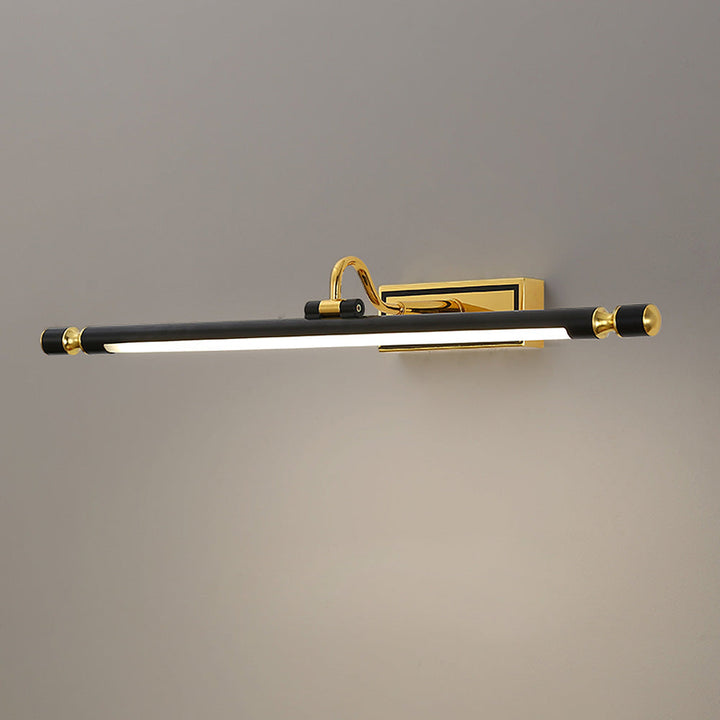 Luxus Schwarz-Gold Spiegel Lampe
