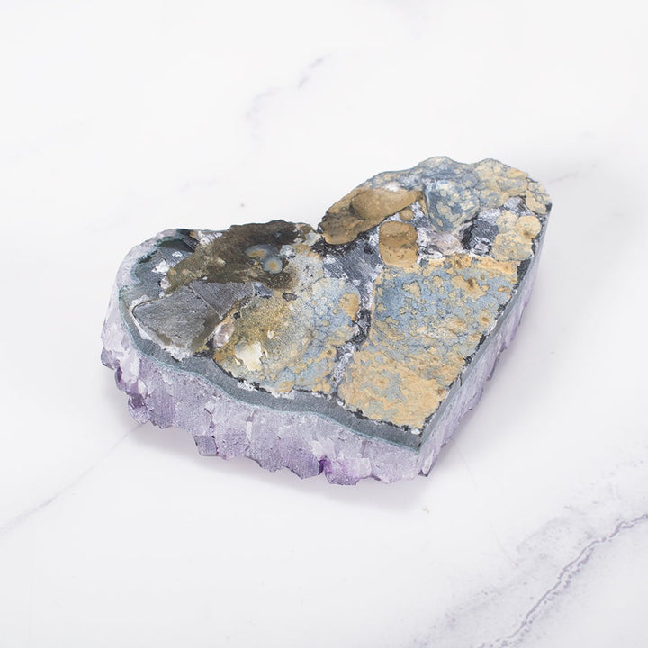 Amethyst Cluster Herz
