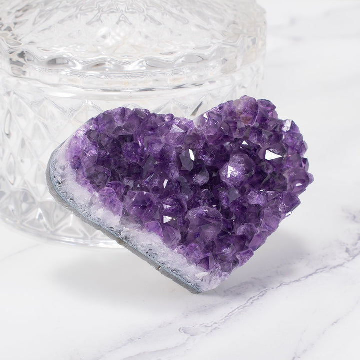 Amethyst Cluster Herz
