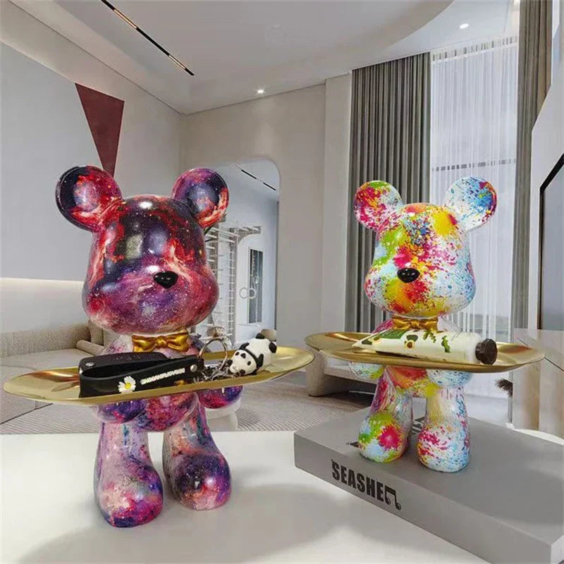 Graffiti-Bär-Figur