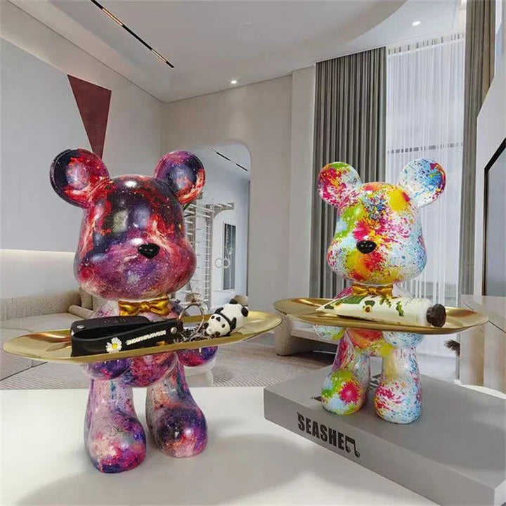 Graffiti-Bär-Figur