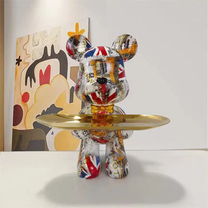 Graffiti-Bär-Figur