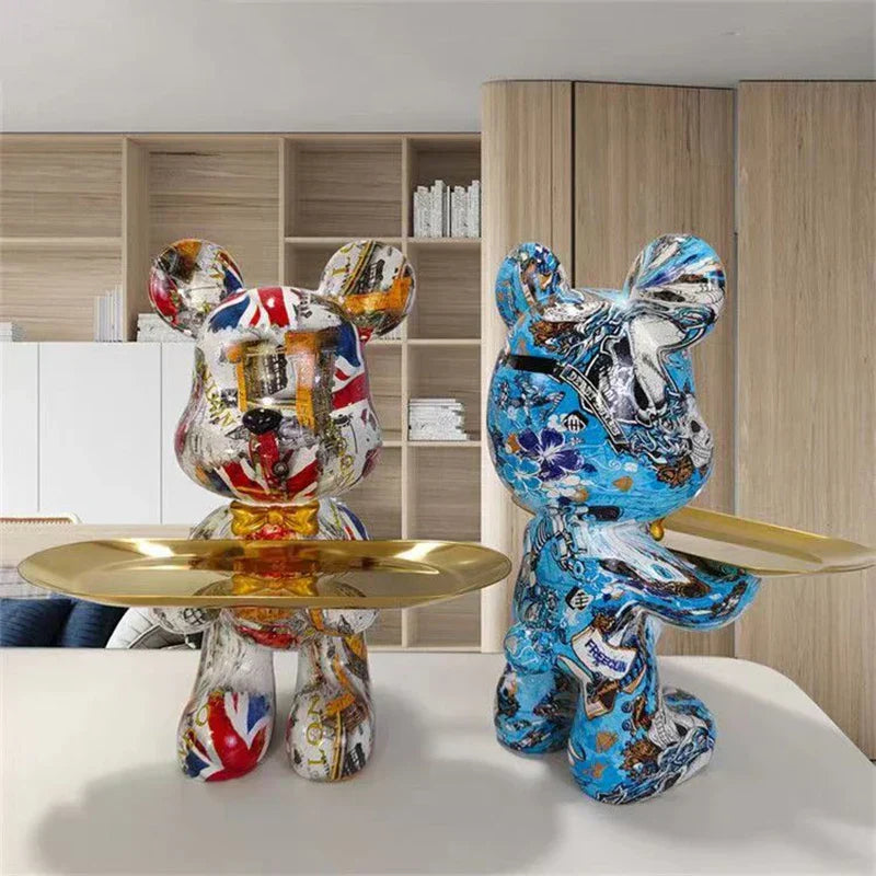 Graffiti-Bär-Figur