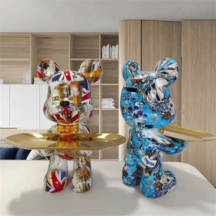 Graffiti-Bär-Figur