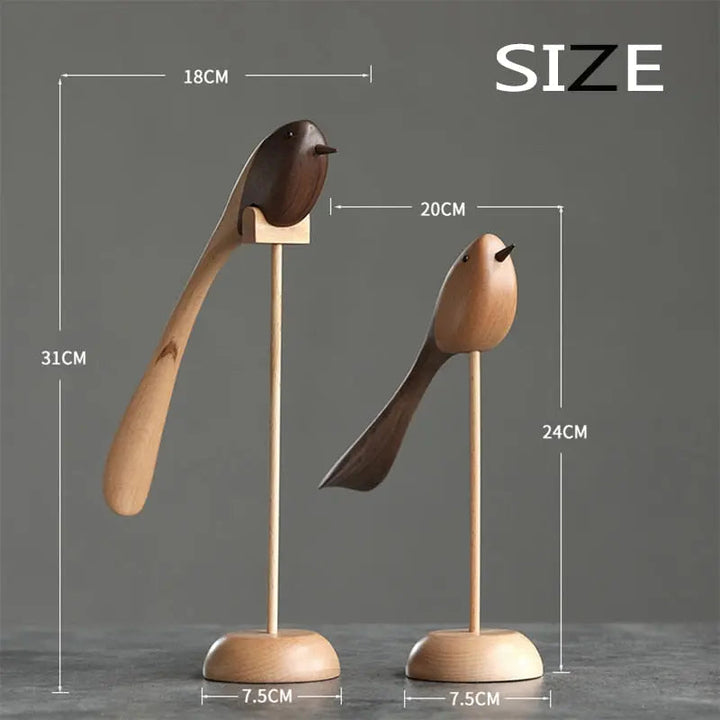Dänische Holzvögel