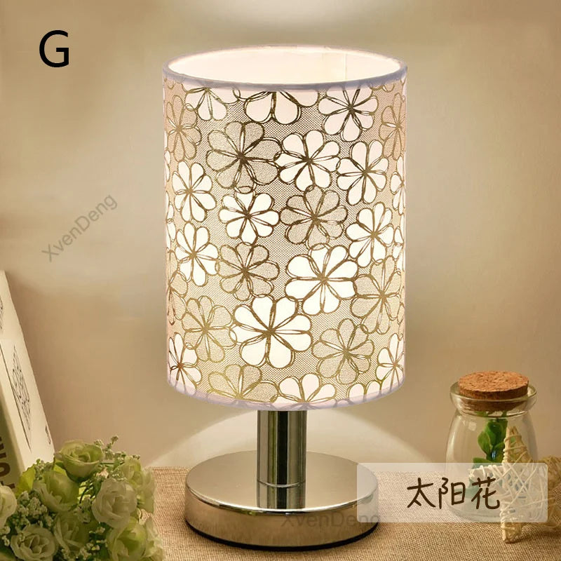Moderne Eisen Tischlampe LED Stoff Nordic Schreibtischlicht - Perfekt für Wohnzimmer, Schlafzimmer, Nachttisch, Studium und Heimdekor Beleuchtungsanlagen
