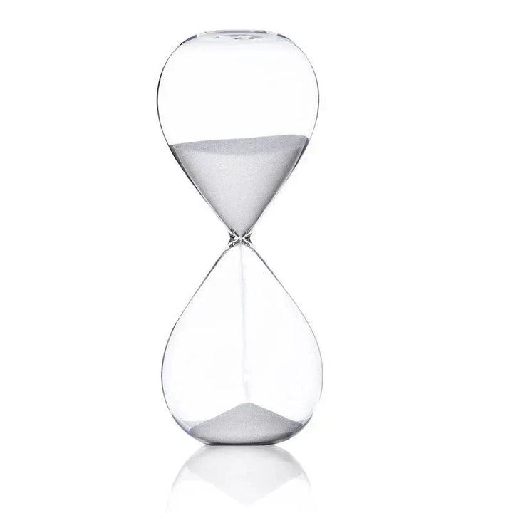 Glas Sanduhr | Stylische Dekoration mit 5/10/30/60 Minuten Anzeige