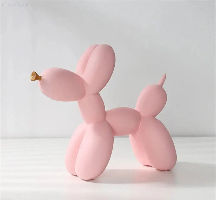 Ballonornament mit goldenem Schnabel