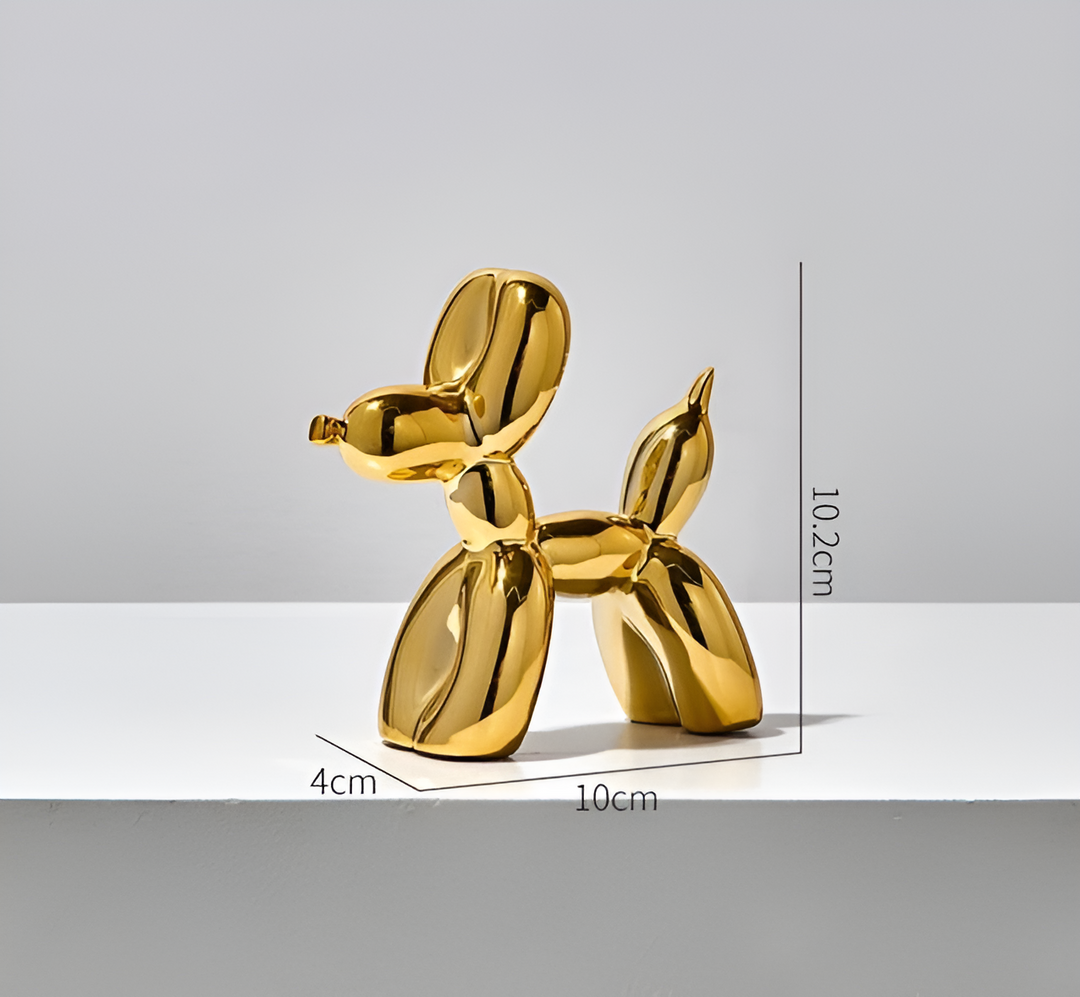 Kreatives Luftballon-Hund-Design für die Wohnkultur