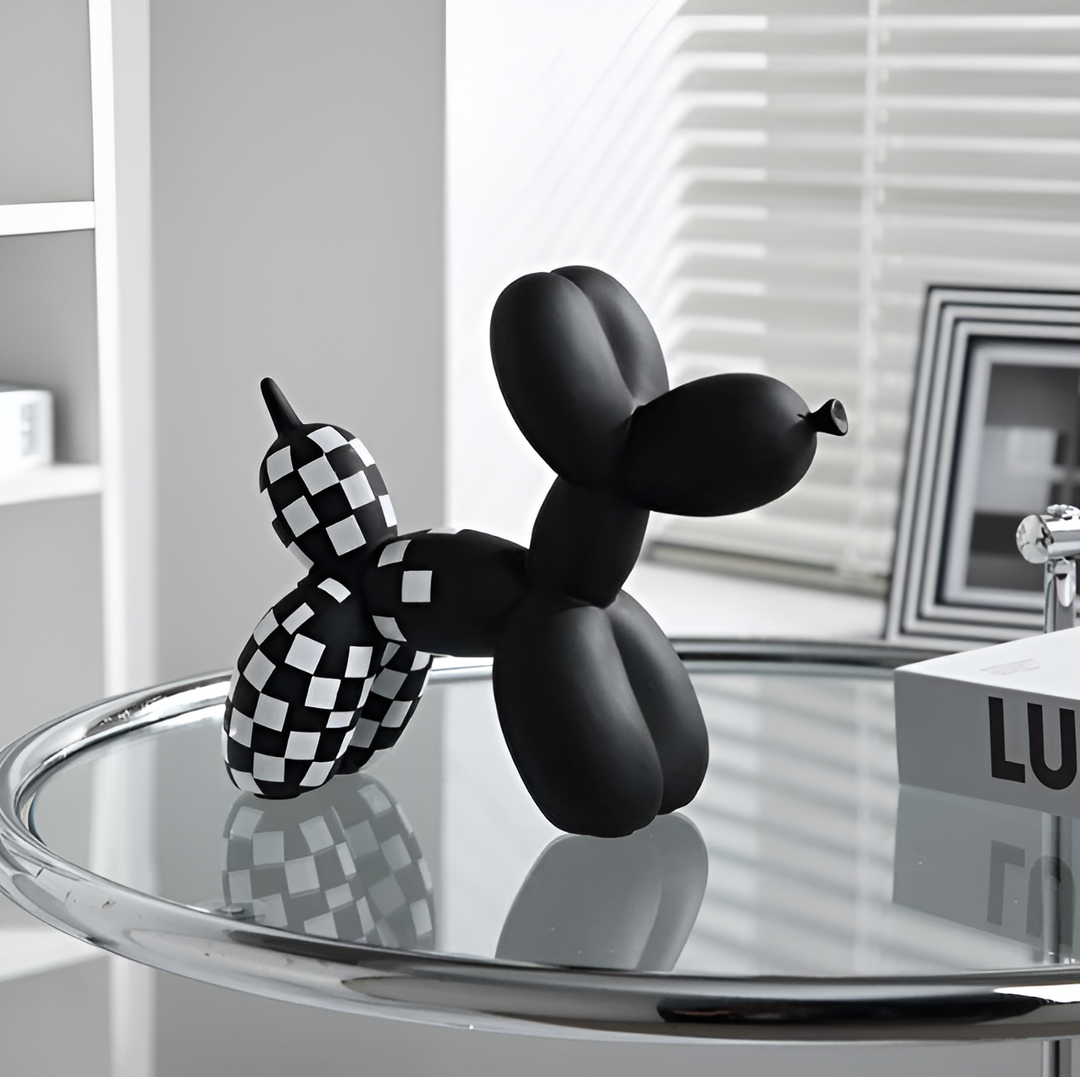 Kreatives Luftballon-Hund-Design für die Wohnkultur