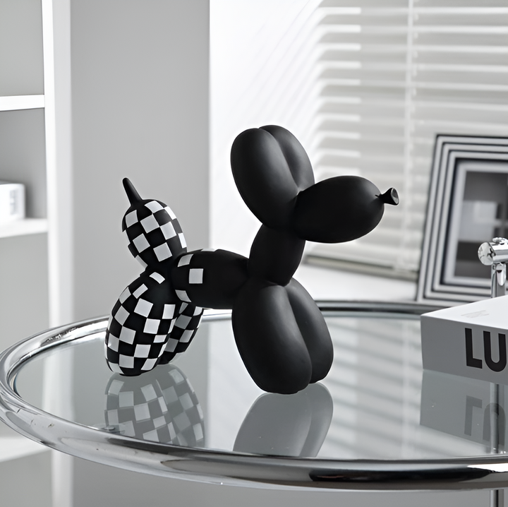 Kreatives Luftballon-Hund-Design für die Wohnkultur