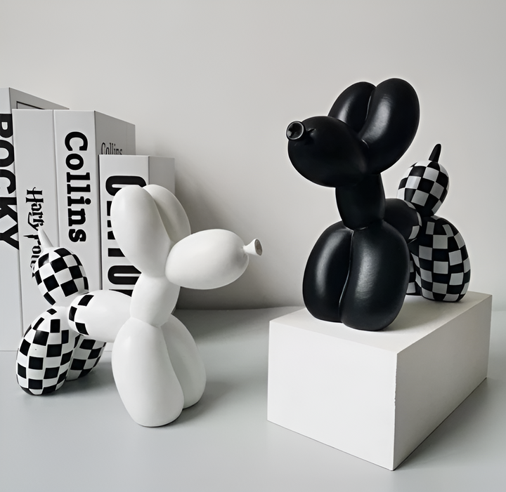 Kreatives Luftballon-Hund-Design für die Wohnkultur