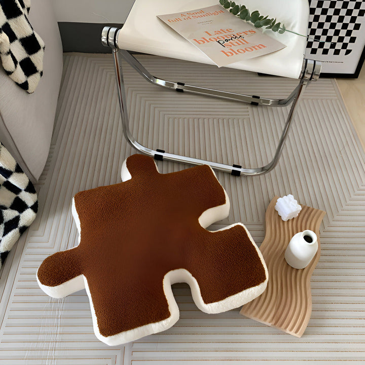 Buntes 3D-Puzzle-Kissen