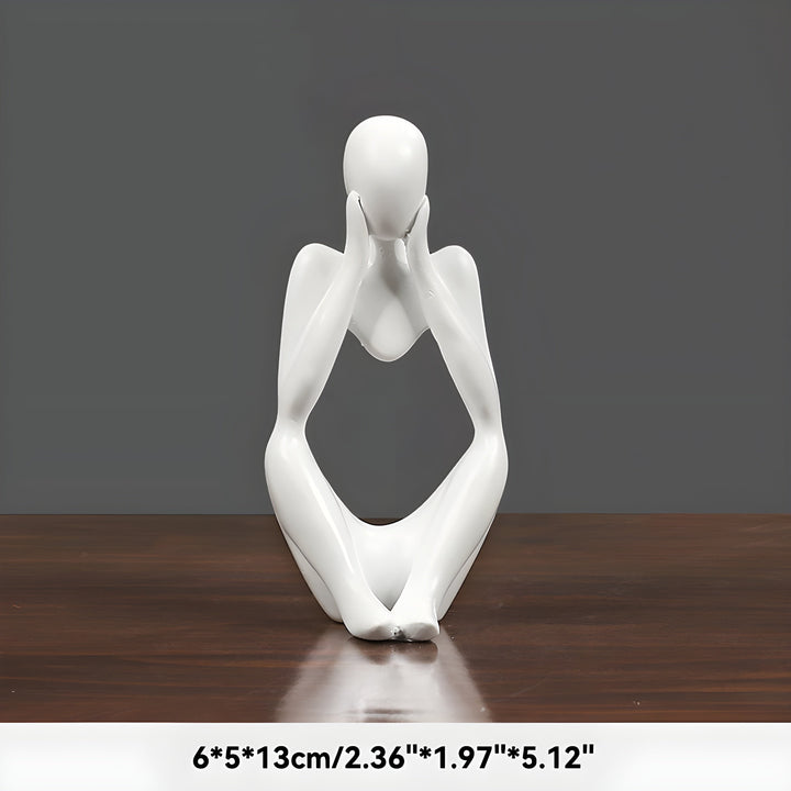 Abstrakter Denker Skulptur Wohnkultur